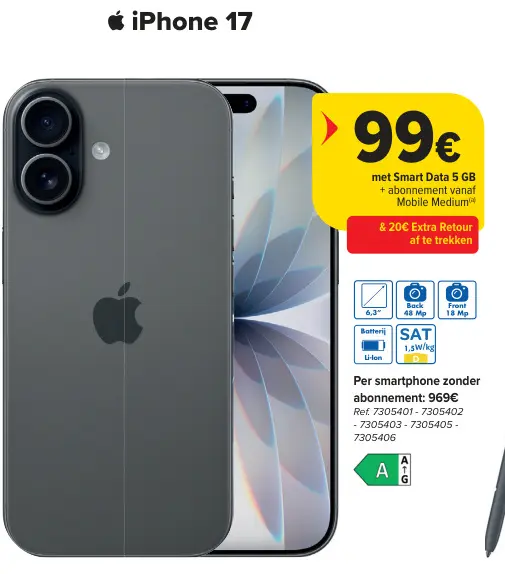 Promotie: iPhone 17