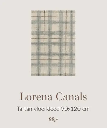 Aanbieding: Tartan vloerkleed