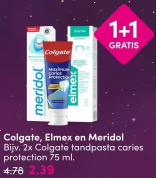 Aanbieding: Colgate, Elmex en Meridol