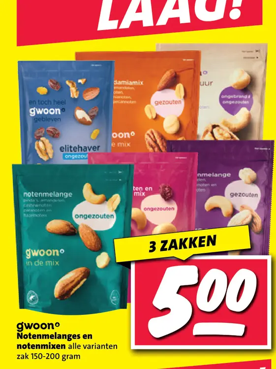 Aanbieding: Notenmelanges en notenmixen