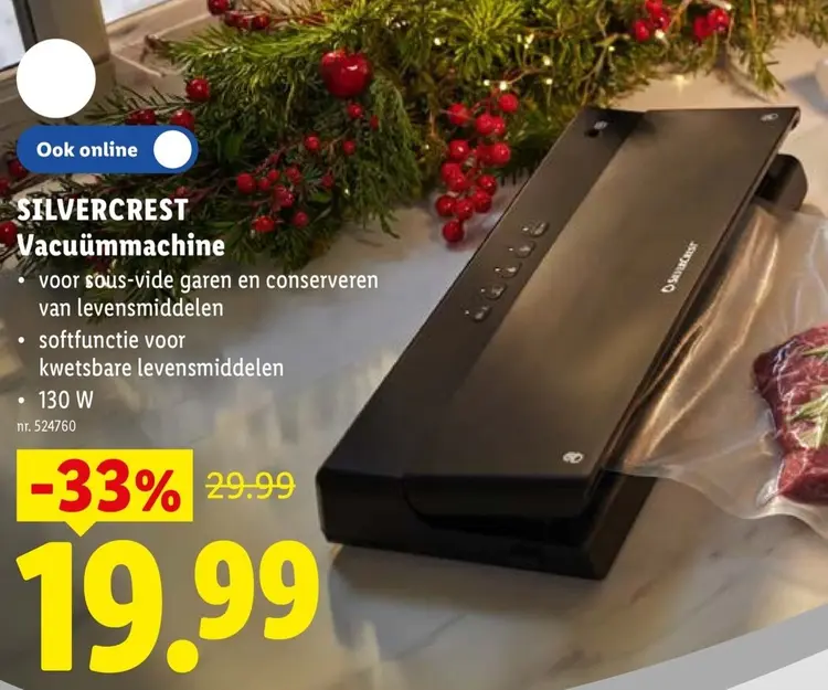 Promotie: SILVERCREST Vacuümmachine