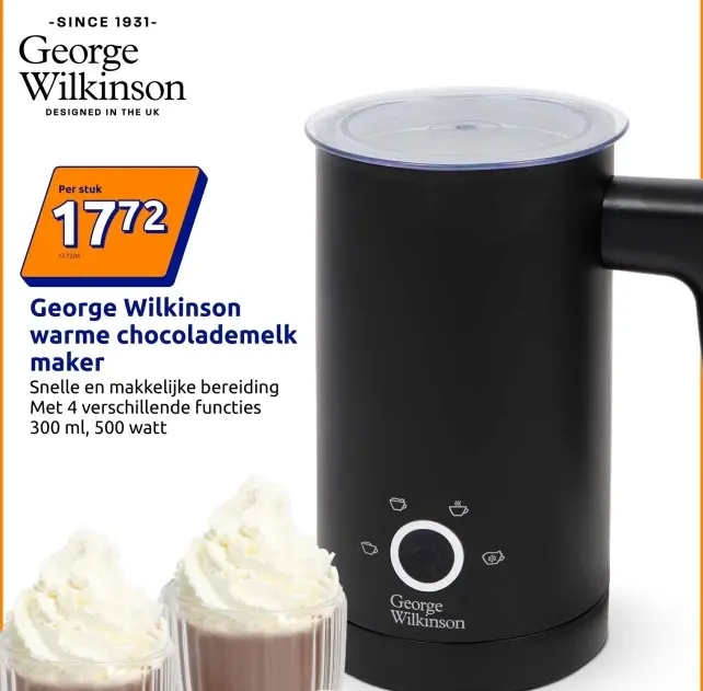 Aanbieding: warme chocolademelk maker