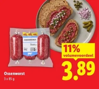 Aanbieding: Ossenworst