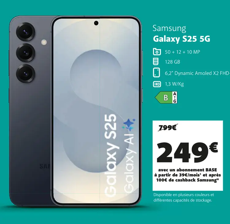 Offre: Galaxy S25 5G