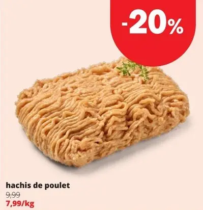 Offre: Hachis de poulet