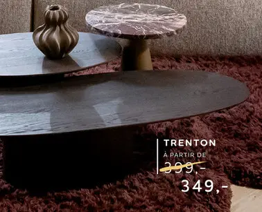 Offre: Trenton, table basse 80 x 51 cm - Clay