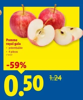 Offre: Pomme royal gala