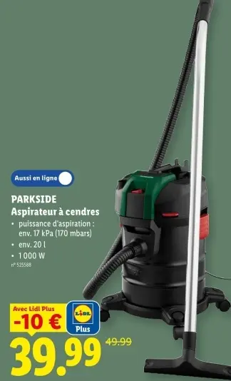Offre: Aspirateur à cendres