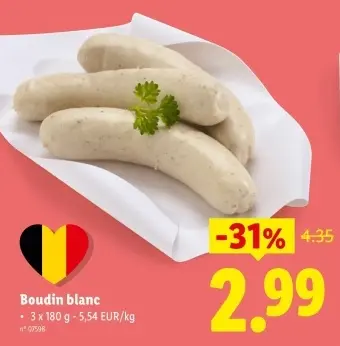 Offre: Boudin blanc