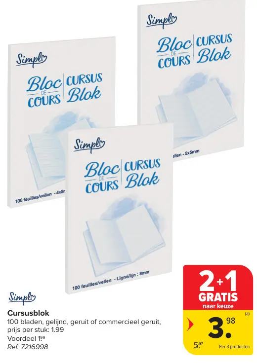 Promotie: Cursusblok