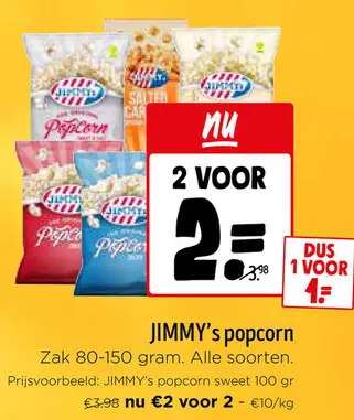 Promotie: popcorn