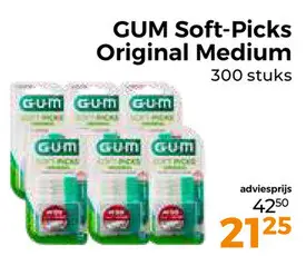 Aanbieding: GUM Soft-Picks Original Medium