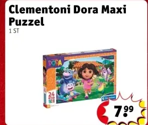 Aanbieding: Clementoni Dora Maxi Puzzel
