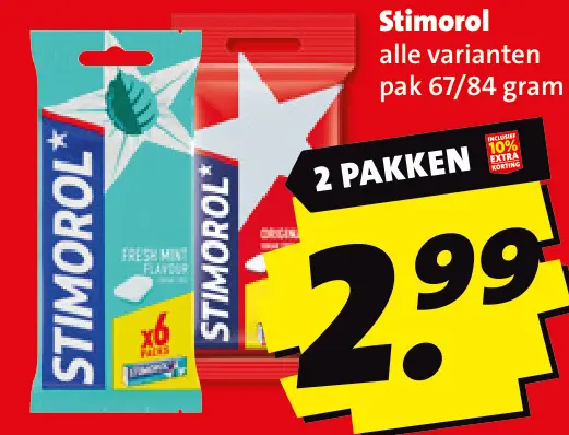 Aanbieding: Kauwgom