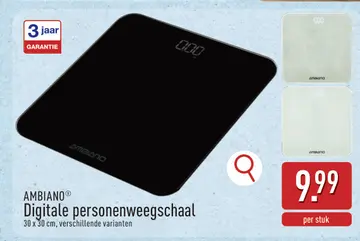 Offre: Digitale personenweegschaal