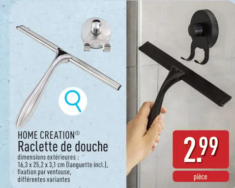 Offre: Raclette de douche