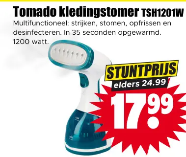 Aanbieding: Kledingstomer TSH1201W