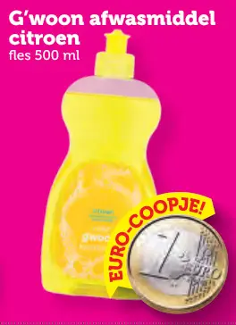 Aanbieding: Afwasmiddel citroen