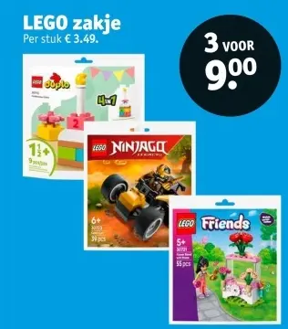 Aanbieding: LEGO zakje