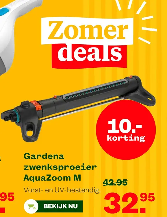 Aanbieding: zwenksproeier AquaZoom M