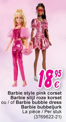 Offre: Barbie style pink corset ou / of Barbie bubble dress