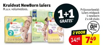 Aanbieding: Kruidvat NewBorn luiers