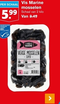 Aanbieding: Vis Marine mosselen