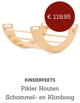 Aanbieding: Kinderfeets Pikler Houten Schommel- en Klimboog