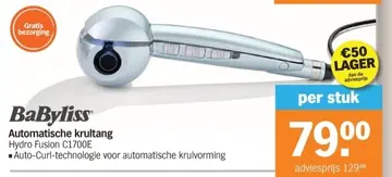 Aanbieding: Automatische krultang Hydro Fusion C1700E