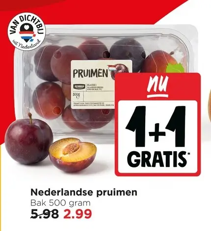 Aanbieding: Nederlandse pruimen
