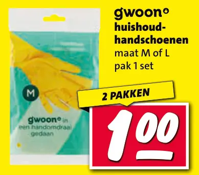 Aanbieding: huishoud-handschoenen