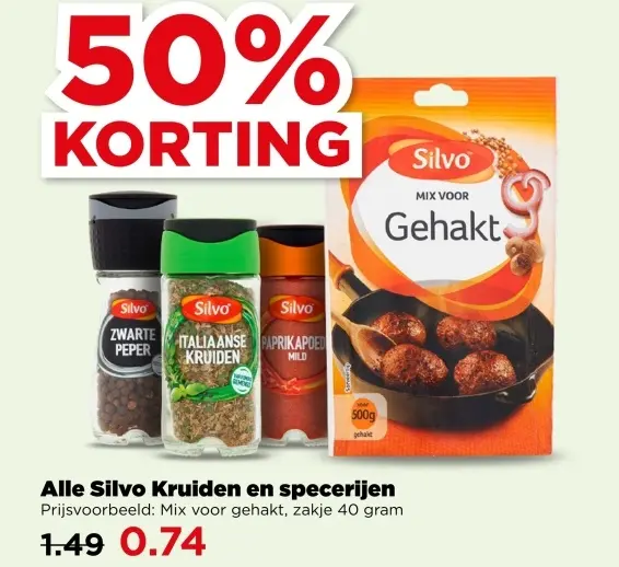 Aanbieding: Alle Silvo Kruiden en specerijen