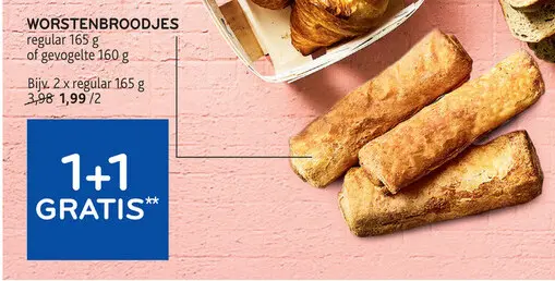 Aanbieding: Worstenbroodjes