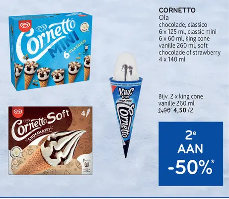 Promotie: Cornetto