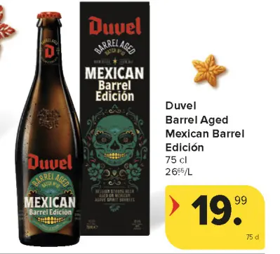 Promotie: Duvel Barrel Aged Mexican Barrel Edición