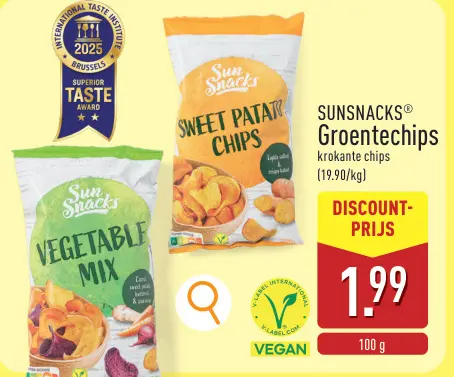Promotie: Groentechips