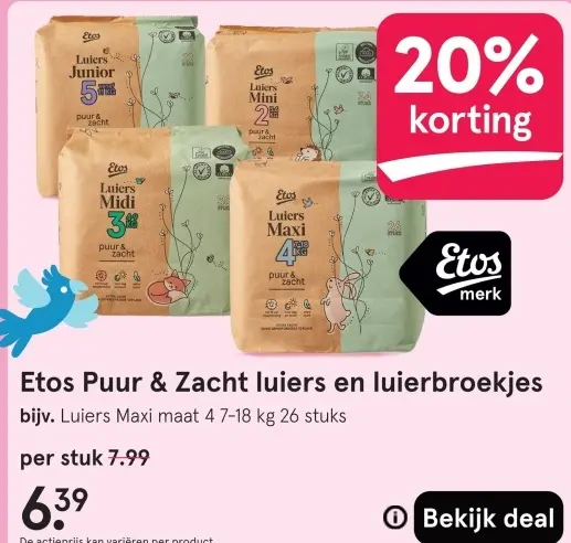 Aanbieding: Puur & Zacht luiers en luierbroekjes