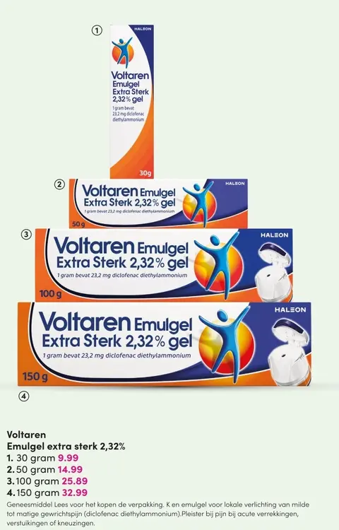 Aanbieding: Voltaren Emulgel extra sterk 2,32%