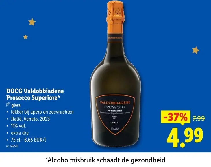 Promotie: DOCG Valdobbiadene Prosecco Superiore