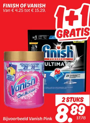 Aanbieding: Finish of Vanish