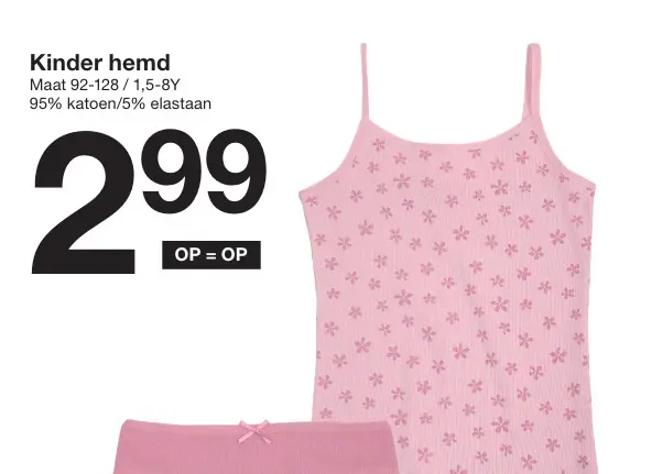 Aanbieding: Kinder hemd