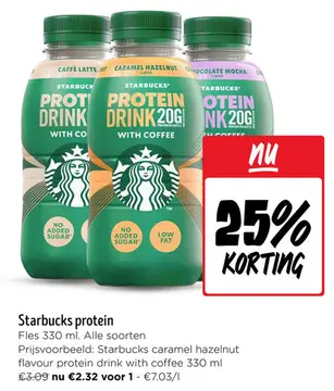 Aanbieding: Starbucks protein