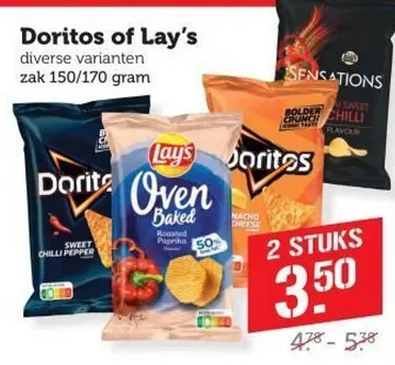 Aanbieding: Doritos of Lay's