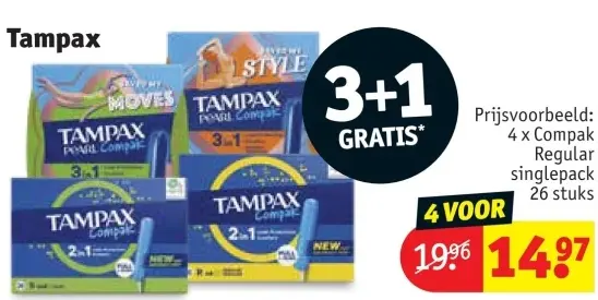 Promotie: Tampax Compak