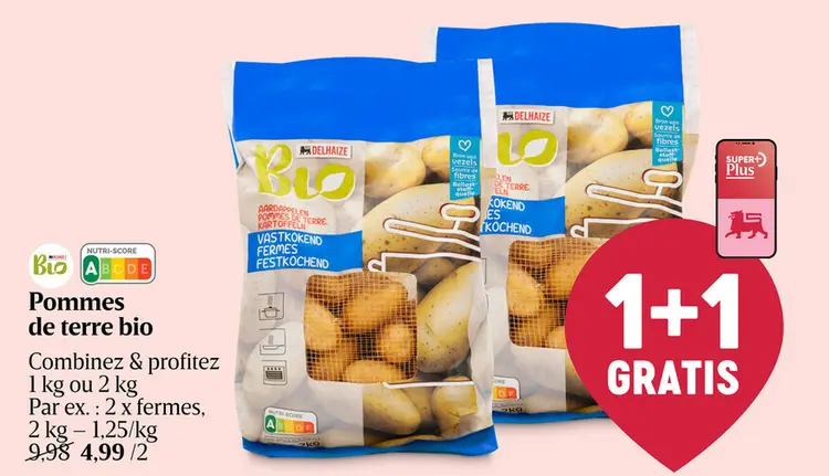 Offre: Pommes de terre grenailles | Emballé | Bio