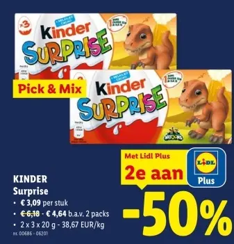 Promotie: KINDER Surprise