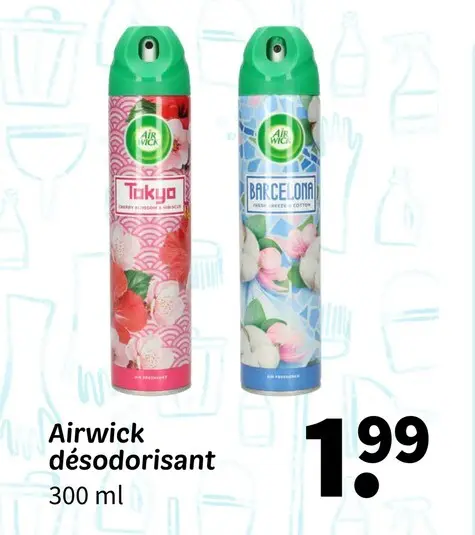 Offre: Airwick désodorisant