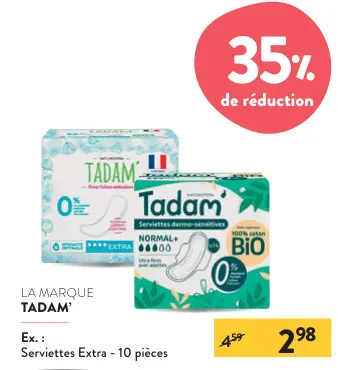 Offre: Serviettes Extra