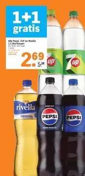Aanbieding: Alle Pepsi, 7UP en Rivella