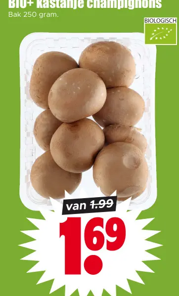 Aanbieding: BIO+ kastanje champignons